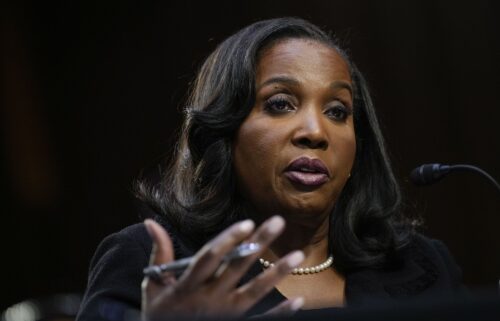 Lisa Cook testifies during a hearing in June 2023.