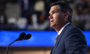 Former Lt. Gov. of Georgia Geoff Duncan speaks at the Democratic National Convention in Chicago on August 21