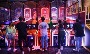 Dave & Buster's is pictured in Los Angeles