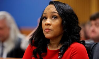 Fulton County District Attorney Fani Willis attends a hearing on the Georgia election interference case