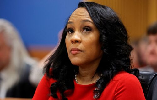 Fulton County District Attorney Fani Willis attends a hearing on the Georgia election interference case