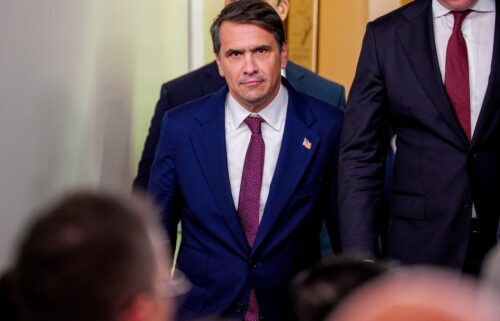 Deputy Attorney General Todd Blanche arrives for a press conference with U.S. President Donald Trump in the White House August 11