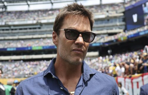 Brady was watching from the Raiders coaches booth as Las Vegas lost 20-9 to the Chargers.