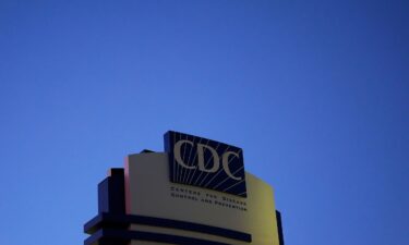 A sign marks the entrance to the US Centers for Disease Control and Prevention headquarters in Atlanta