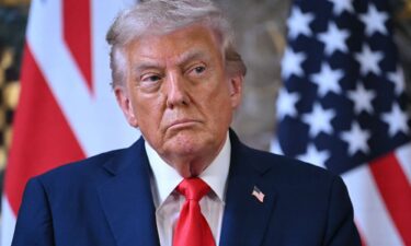 President Donald Trump attends a joint press conference with Britain's Prime Minister Keir Starmer following their meeting at Chequers