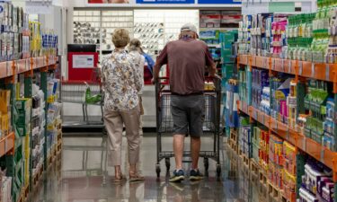 Customers shop inside a store in Napa