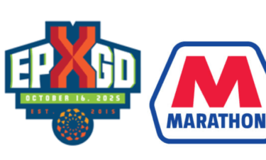 The logos of 2025 El Paso Giving Day and Marathon Petroleum