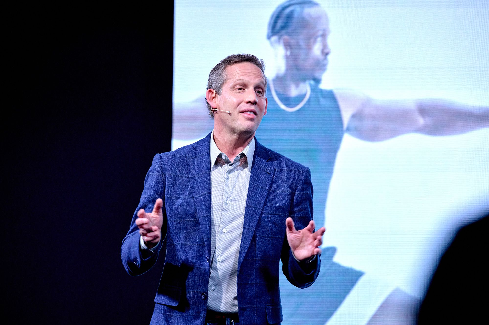 <i>Gabby Jones/Bloomberg/Getty Images via CNN Newsource</i><br/>Peloton unveiled new Tread and Bike models on October 1.