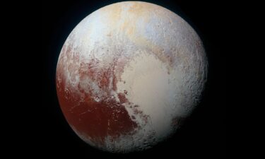 Pluto as seen by NASA's New Horizons spacecraft