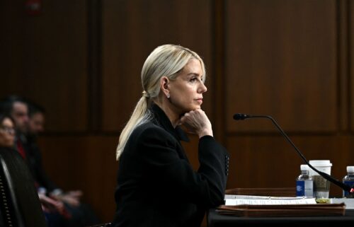 Ranking Member Sen. Richard Durbin questions Attorney General Pam Bondi during the hearing.