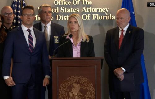 In this screengrab taken from a video