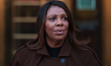 Attorney General Letitia James speaks during a press conference in New York City on September 2.