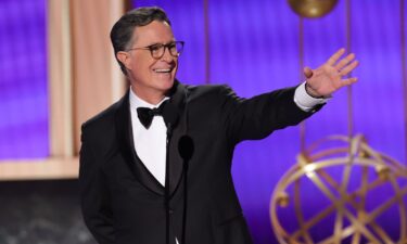 Stephen Colbert at the Emmys (he actually won).