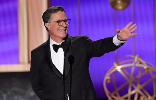 Stephen Colbert at the Emmys (he actually won).
