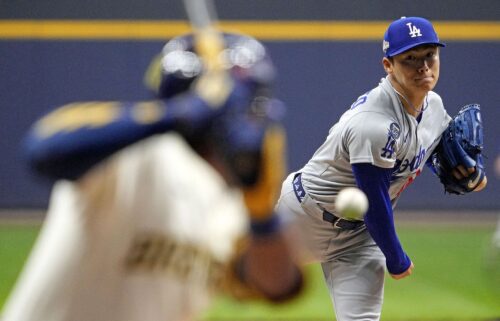 Yamamoto gave up just one run in the entirety of Game 2 against the Brewers in Game 2 of the NLCS.
