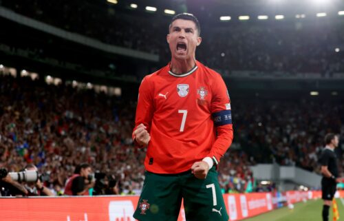 Ronaldo has now scored a record 41 times in World Cup qualifying matches.