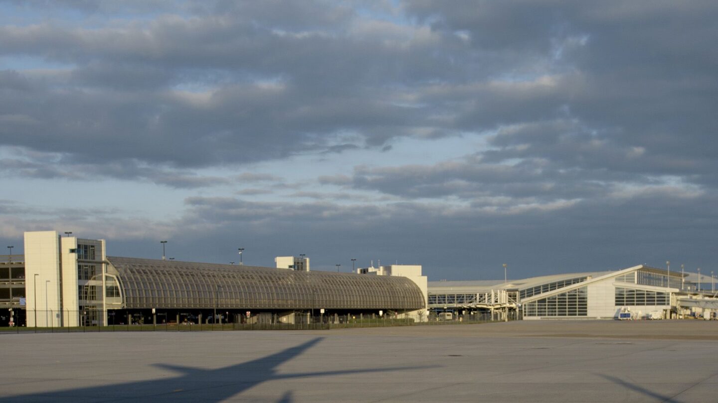 <i>Brendan Smialowski/AFP/Getty Images/File via CNN Newsource</i><br/>Harrisburg International Airport is seen on October 4