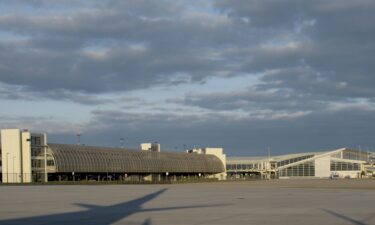 Harrisburg International Airport is seen on October 4