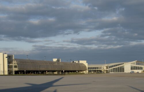 Harrisburg International Airport is seen on October 4