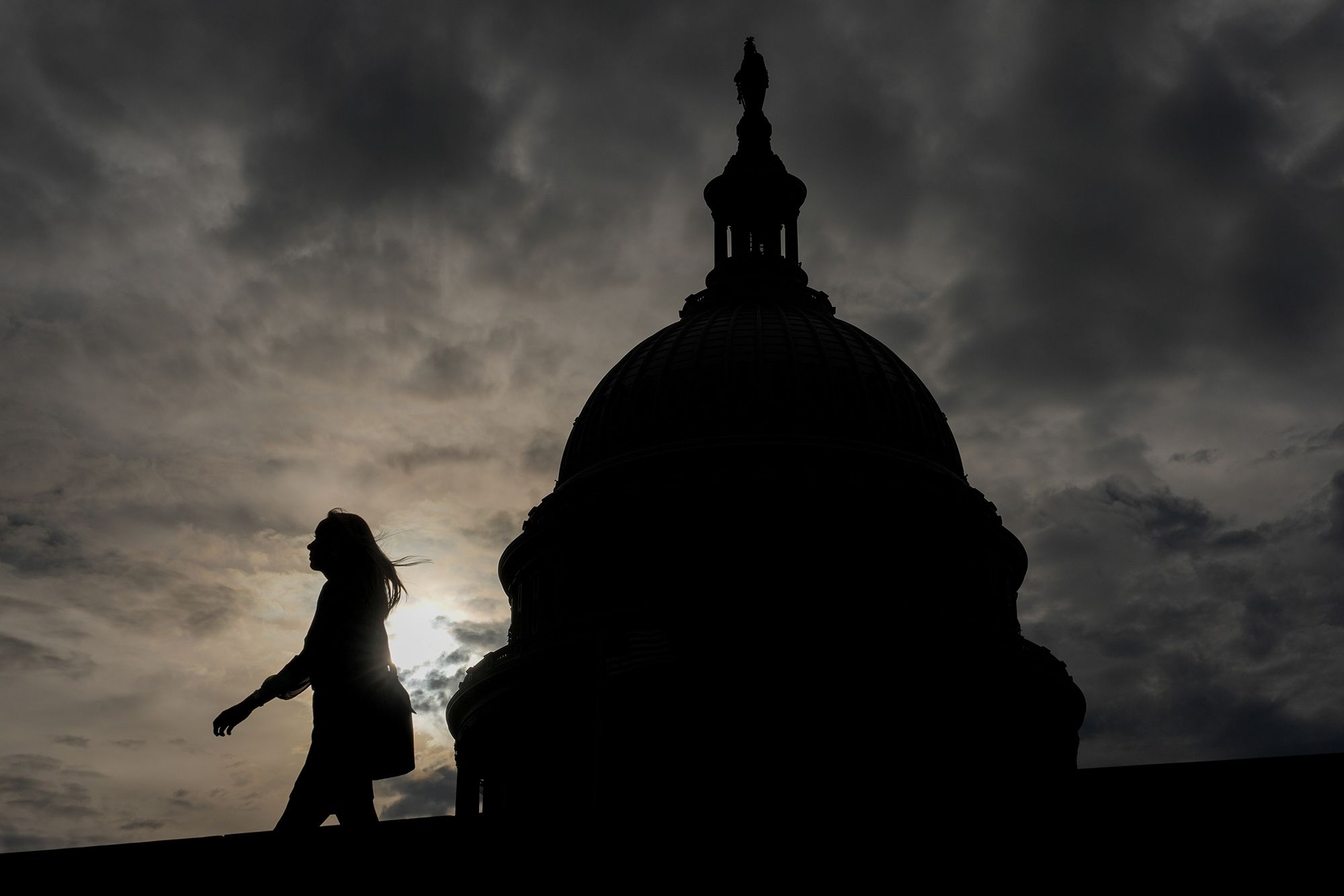 <i>Eric Lee/Bloomberg/Getty Images via CNN Newsource</i><br/>Federal employees are using TikTok to document their experience during the government shutdown.
