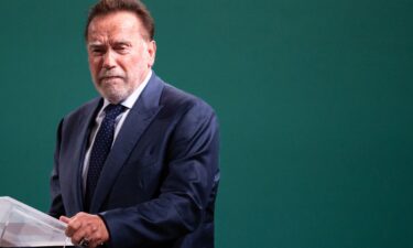 Actor and politician Arnold Schwarzenegger