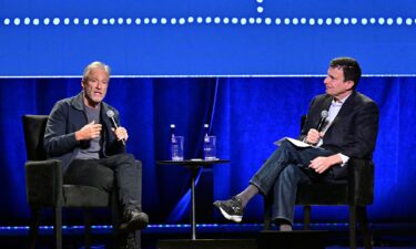 Jon Stewart talks with David Remnick about the future of his career and the fight over misinformation during The 2025 New Yorker Festival on October 26 in New York.