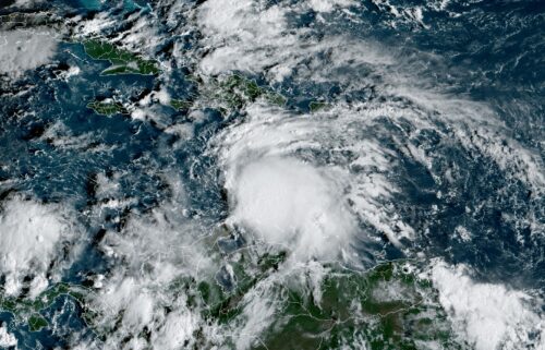 One forecast model shows Melissa dumping a dangerous amount of rain over portions of the Caribbean through the weekend.