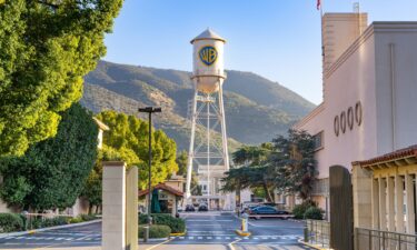General views of the Warner Brothers studio lot in December 2023 in Burbank