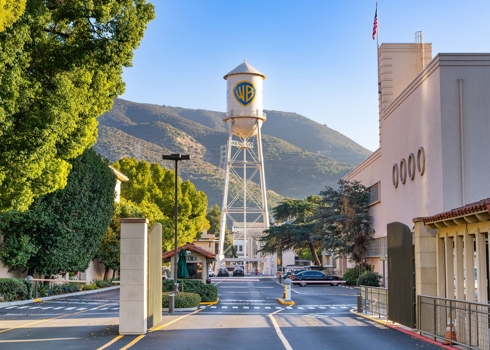 <i>AaronP/Bauer-Griffin/GC Images/Getty Images via CNN Newsource</i><br/>General views of the Warner Brothers studio lot in December 2023 in Burbank