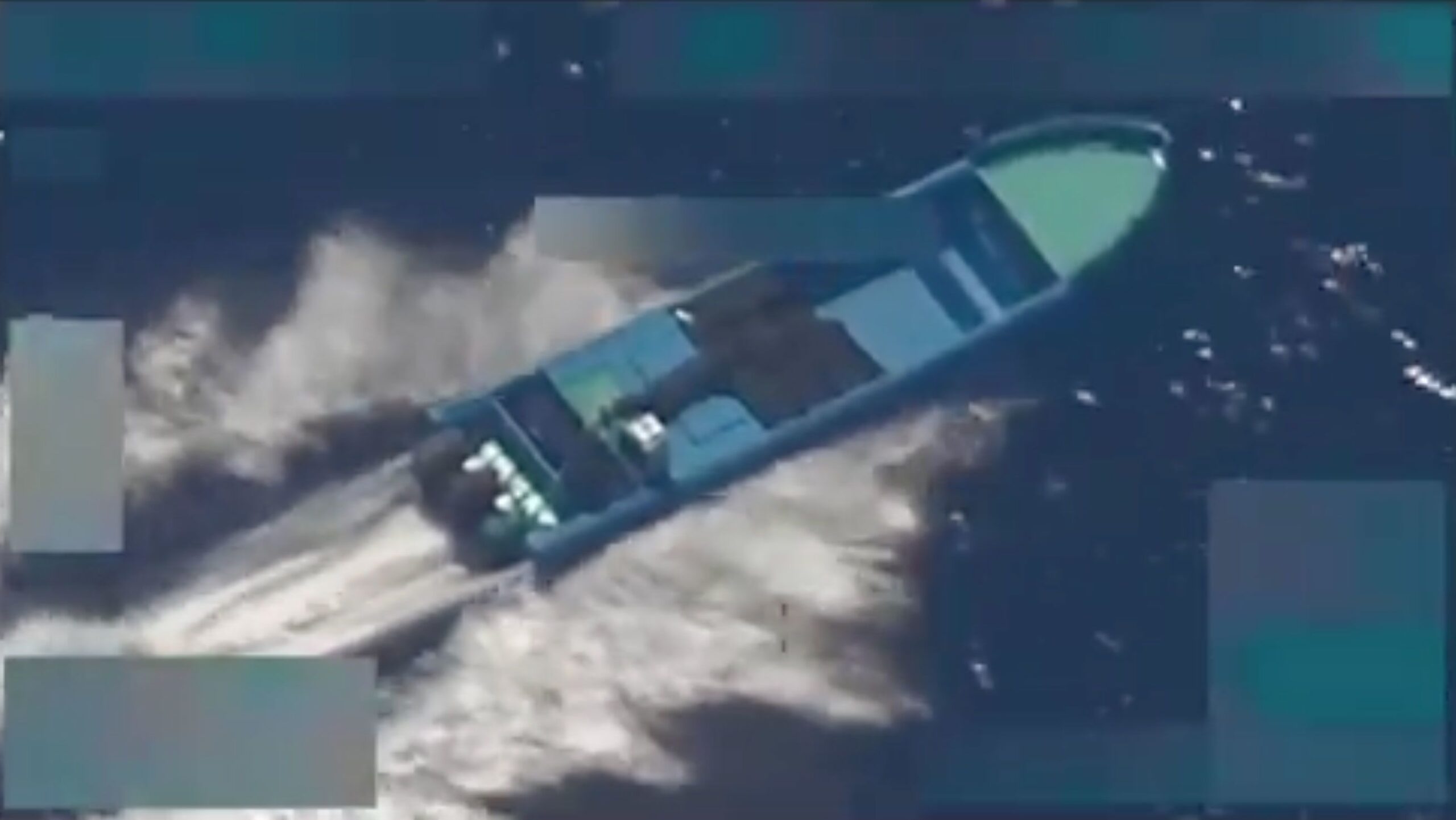In this screengrab of a video shared by Defense Secretary Pete Hegseth on October 22