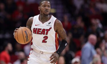 Terry Rozier in action for the Miami Heat during the game against the Houston Rockets at Toyota Center on December 29