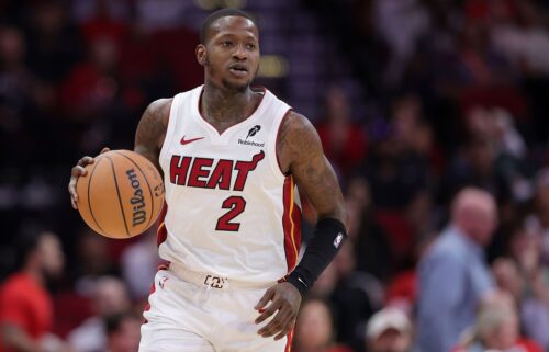 Terry Rozier in action for the Miami Heat during the game against the Houston Rockets at Toyota Center on December 29
