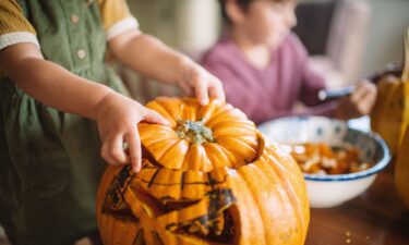 It's safer to leave pumpkin carving to adults since sharp knives are the main cause of Halloween hand injuries.