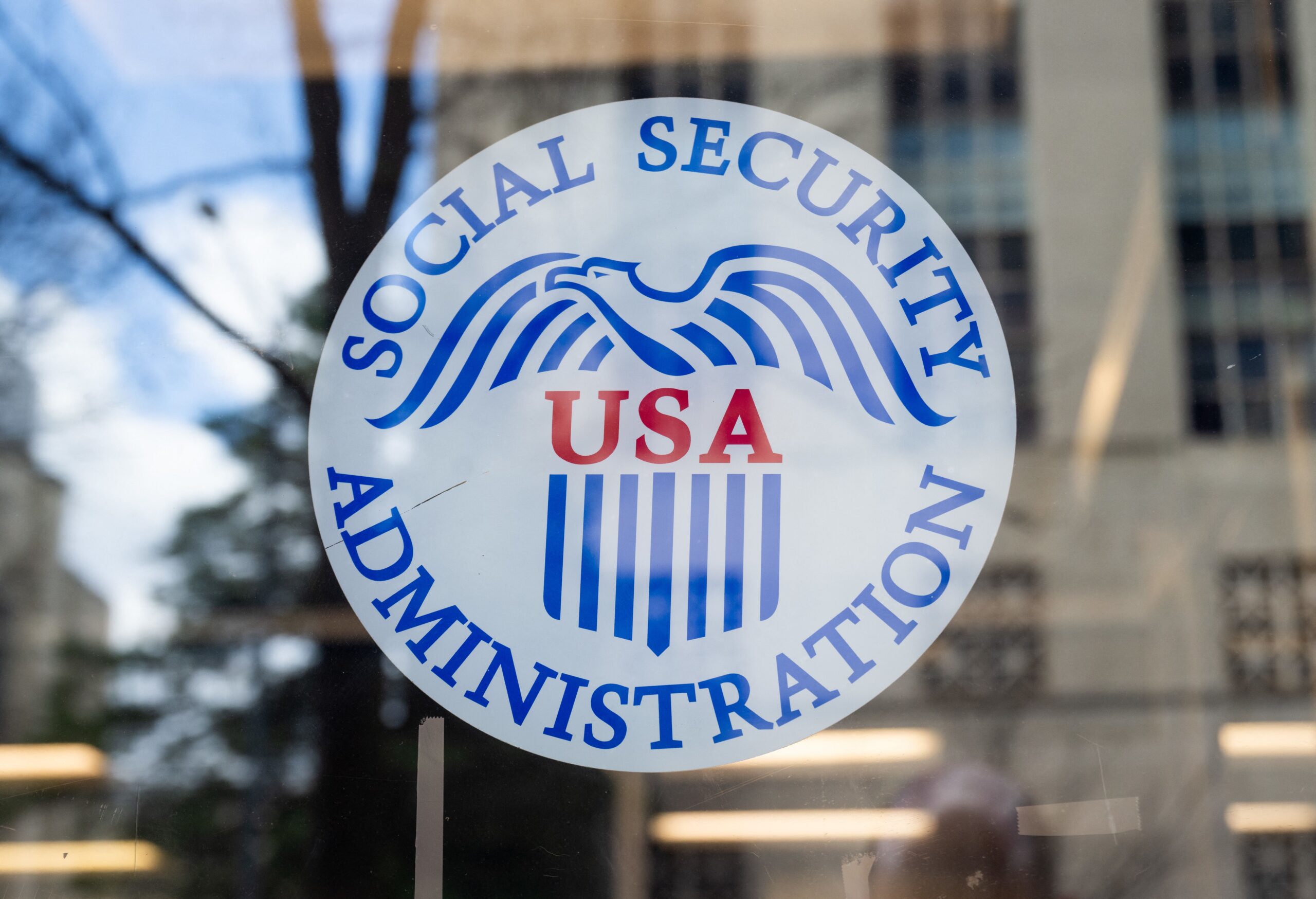 <i>Saul Loeb/AFP/Getty Images via CNN Newsource</i><br/>A Social Security Administration office in Washington