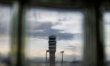 An FAA air traffic control tower at Ronald Reagan Washington National Airport on Tuesday.