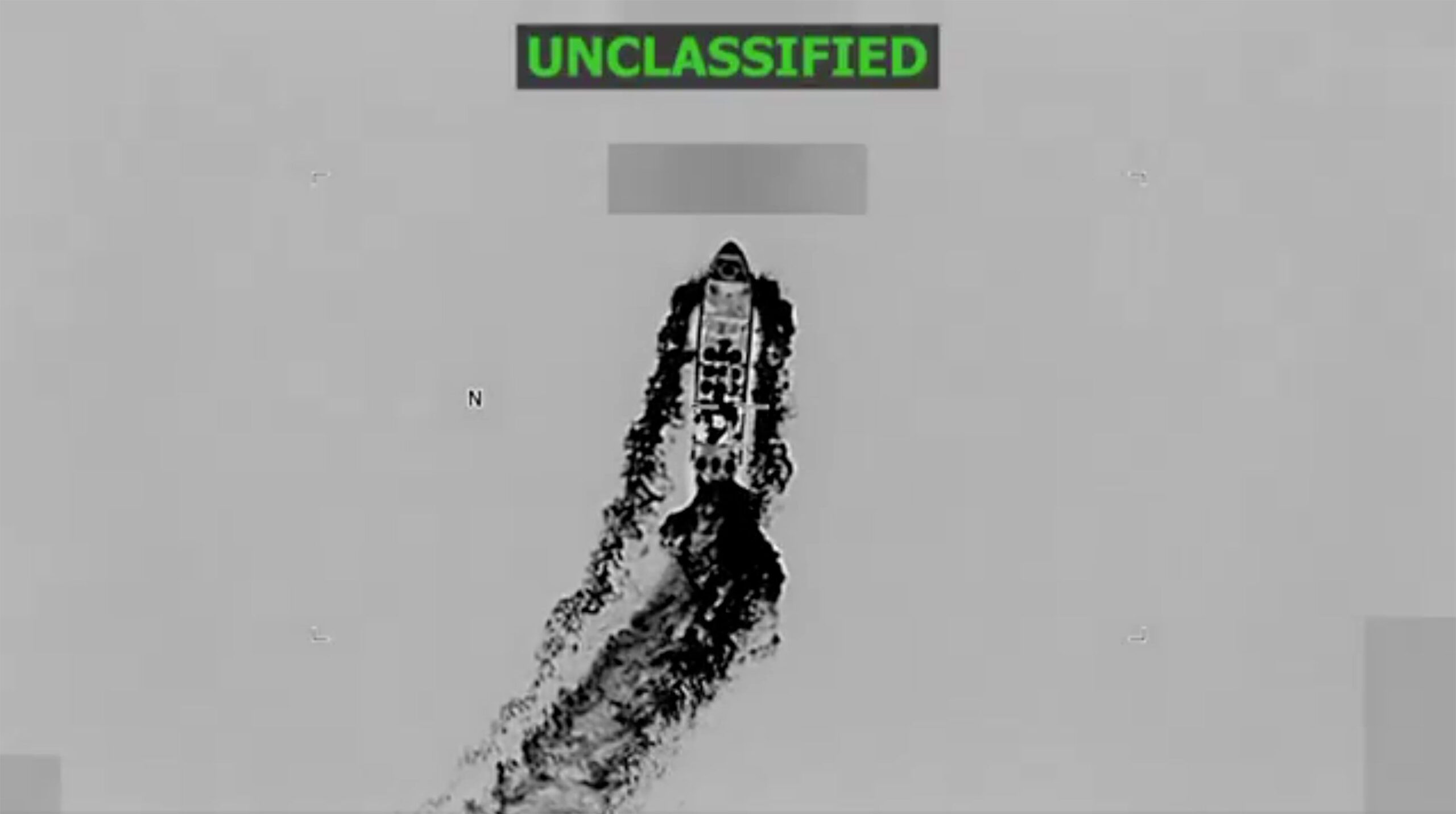 <i>Pete Hegseth/X via CNN Newsource</i><br/>This screengrab of a video shared by Defense Secretary Pete Hegseth shows a boat shortly before it is hit by a strike on October 17. In his post