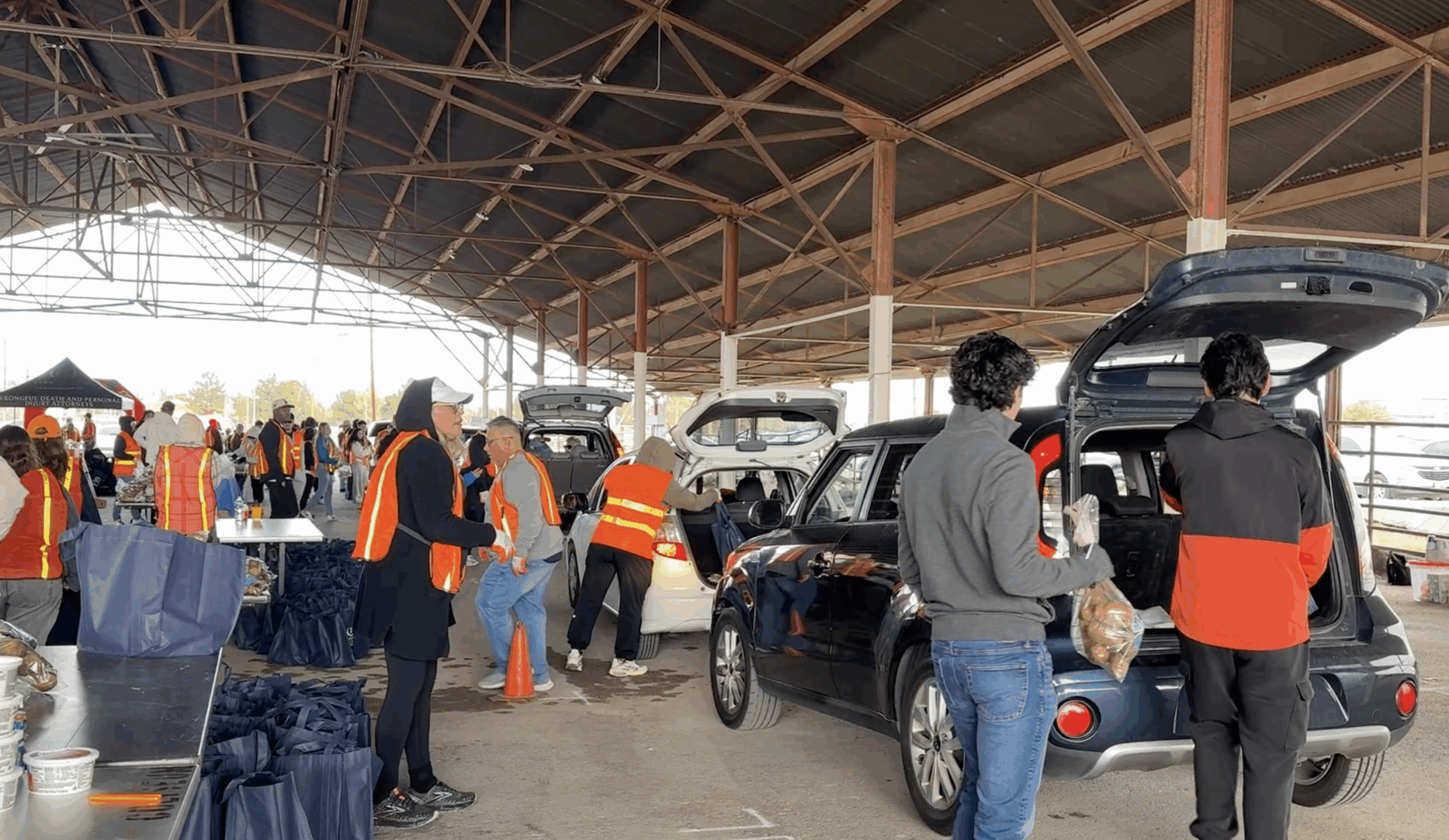 Operation Hope Thanksgiving turkey distribution