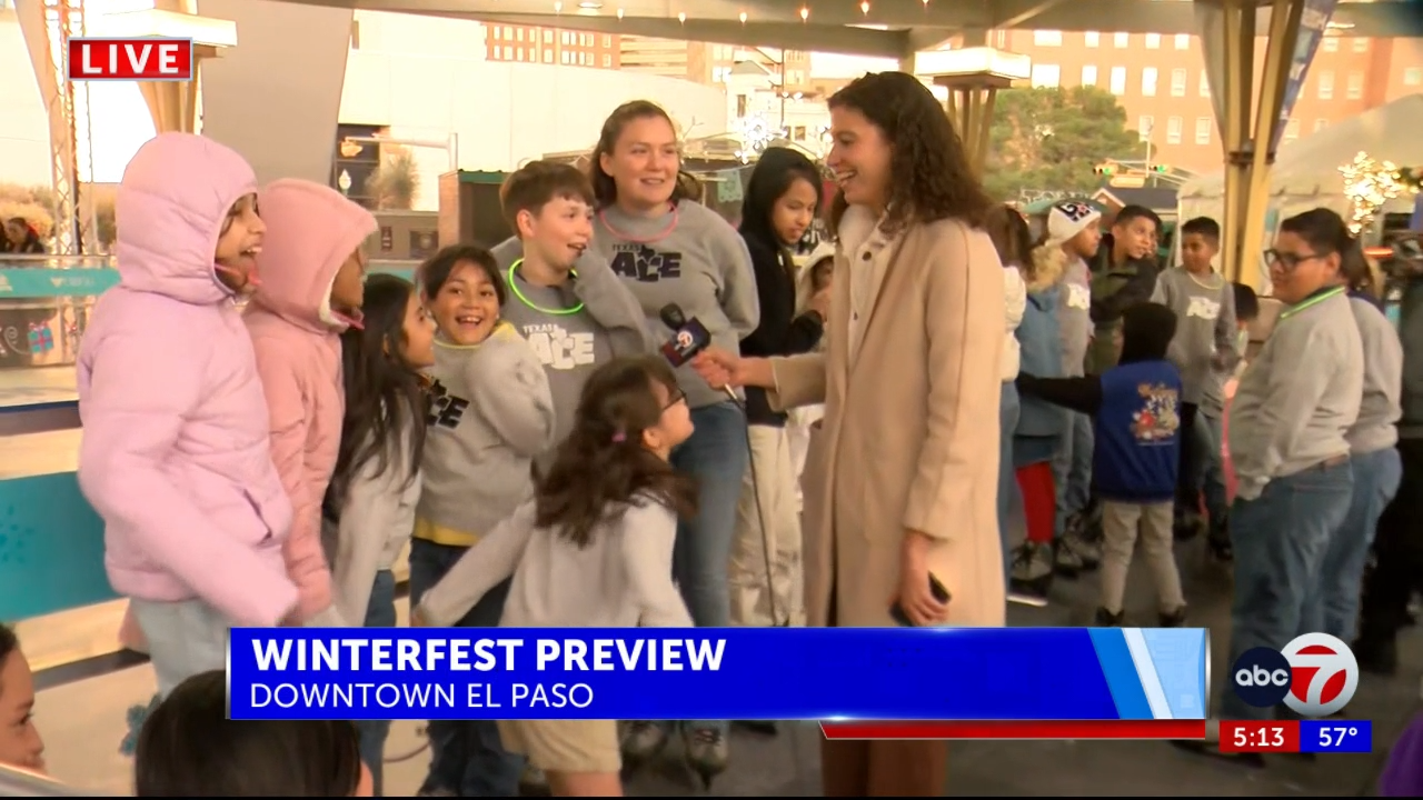 ABC-7’s Lauren Bly reports live with a preview of WinterFest in Downtown El Paso
