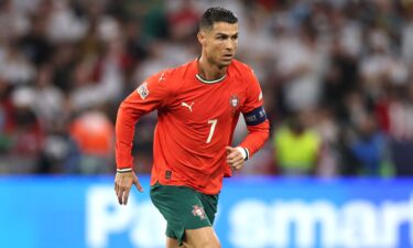 Portugal forward Cristiano Ronaldo during the UEFA Nations League 2025 semifinal match in Germany on June 4.