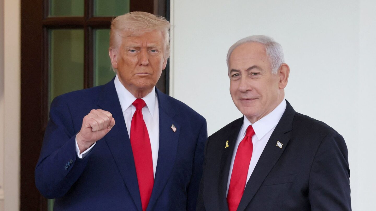 <i>Leah Millis/Reuters via CNN Newsource</i><br/>Trump and Netanyahu pictured at the White House earlier this year.