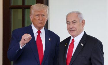 Trump and Netanyahu pictured at the White House earlier this year.