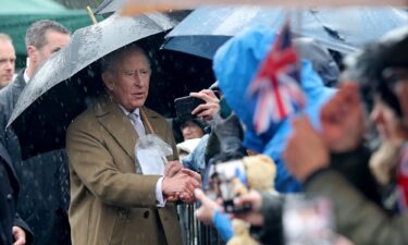 Charles briefly sat in the driver's seat of one of the new tram-trains at the South Wales Metro Train Depot.