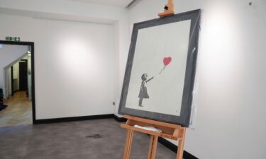 A Banksy print