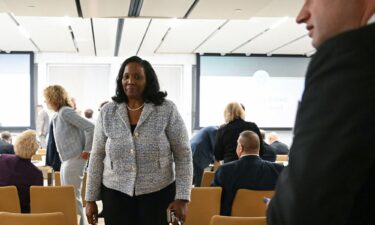 Federal Reserve Governor Lisa Cook at a Fed conference on October 9 in Washington