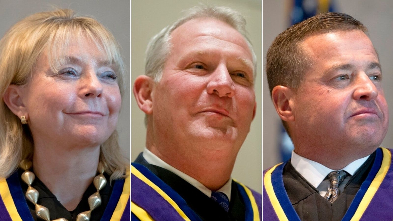 From left: Pennsylvania Supreme Court Justices Christine Donohue