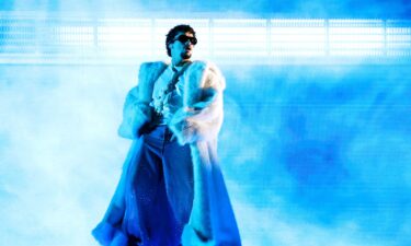 Bad Bunny performs onstage at the 2025 iHeartRadio Music Awards at Dolby Theatre in Los Angeles