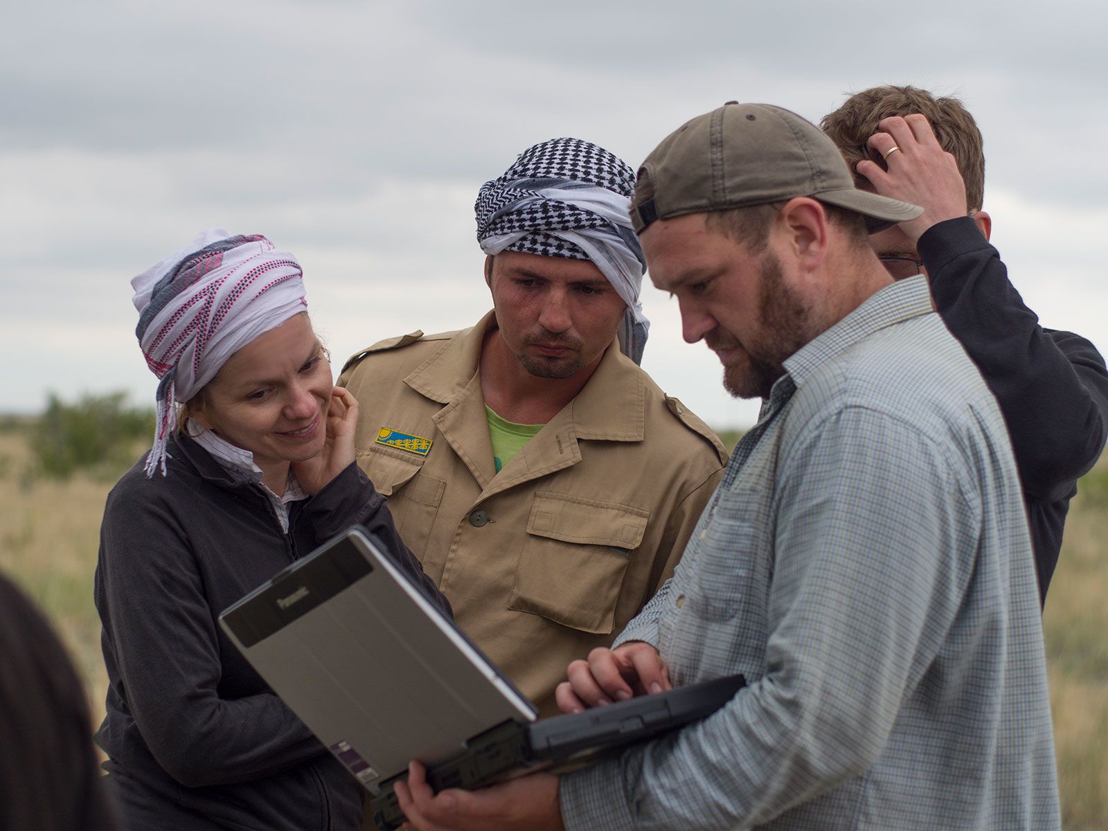 <i>Courtesy Peter J. Brown via CNN Newsource</i><br/>A drone photograph of the archaeological site of Semiyarka