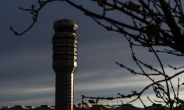 The FAA Air Traffic Control tower at Ronald Reagan Washington National Airport in Arlington