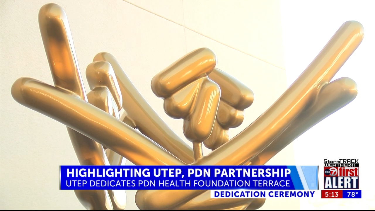 UTEP dedicates terrace to PDN Health Foundation