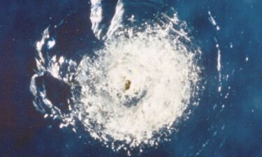 Dots representing tracked bits of space junk encircle the planet. Most of these objects are concentrated in low Earth orbit — the region of space within 1